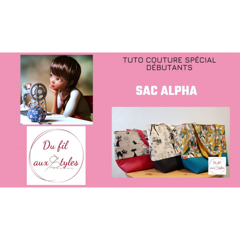 Tuto couture : Le Sac Alpha Bi-Matière