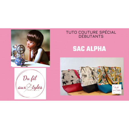 Tuto couture : Le Sac Alpha Bi-Matière