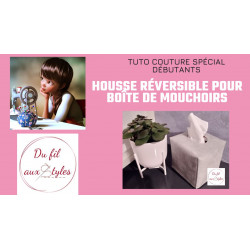 Tuto couture : La housse pour boîte de mouchoirs