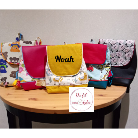 Patron du Sac à Dos Duettino